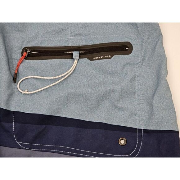 Quicksilver Boardshorts DryFlight Trunks Swim Men’s 40 Hawaiian Stripe - Picture 8 of 16